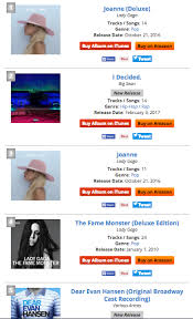 lady gaga skyrockets to 1 on itunes announces joanne