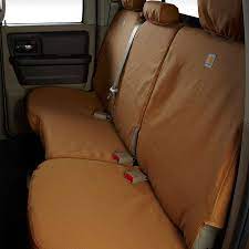 Available in carhartt brown, gravel, and realtree xtra® camo print. Carhartt Seatsaver Custom Seat Covers Covercraft