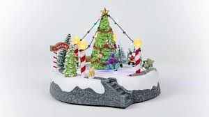 His collection of miniature christmas houses and objects has since increased. Winter Wonder Lane Christmas Village Animated Musical Skating Rink Battery Operated Scene Big Lots