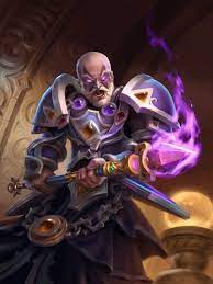 Archbishop Benedictus Hearthstone Wiki Dungeons And Dragons Board Lilies Drawing Hearthstone
