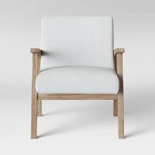 Maynard Wood Frame Accent Chair With Channel Tufting Threshold Target Accent Chairs Light Wood Chairs White Accent Chair