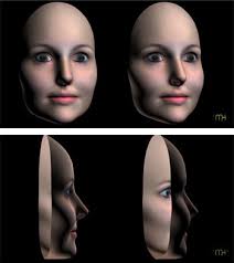 A hollow face that is pointing away from you looks like it's pointing towards you. Schizophrenia Test Hollow Mask Illusion