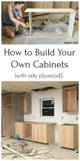 Diy Kitchen Cabinets Made From Only Plywood In 2020 Diy Kitchen Cabinets Build Building Kitchen Cabinets Kitchen Design Diy