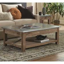 85 lbs (varies by size), zinc, steel, wood. Carbon Loft Blitz Wood And Zinc Metal 48 Inch Coffee Table With Shelf On Sale Overstock 29871401