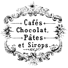 The graphics fairy is a resource for home decorators, graphics designers and crafters. Transfer Printables French Cafe Chocolat The Graphics Fairy