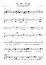 Lyrics By You Raise Me Up Violin Sheet Music You Raise Me Up Piano Sheet Music