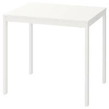 Vangsta Table Extensible Blanc 80 120x70 Cm Ikea In 2020 Ausziehtisch Esstisch Ausziehbar Ikea