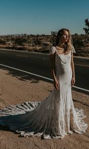 Stevie Embroidered Chiffon Wedding Gown Romantic Wedding Dress Chiffon Wedding Gowns Wedding Dresses Vintage Bohemian Relaxed Wedding Dress