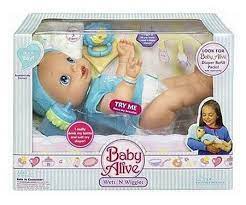 Baby Alive Wets N Wiggles Boy Doll Baby Alive Real Life Baby Dolls Baby Girl Toys