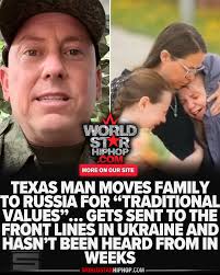 Derek Huffman moved his wife and kids to Russia hoping to raise them with  “traditional values.” He joined the military under the impression he'd be a  welder—only to be sent to the