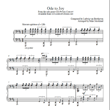 It is a setting for choir and orchestra of the german poet schiller's 1785 poem an die freude.the ode to joy was adopted as europe's anthem by the council of europe in 1972. Ode To Joy Original Transcription Advanced