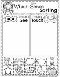 5 Senses Preschool Sorting Worksheets In 2020 Senses Preschool Preschool Learning Activities Five Senses Preschool