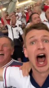 When England fans go wild 🤯🤩