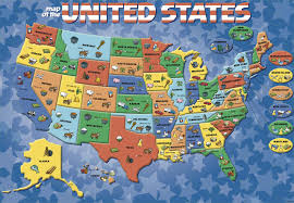 Just find the words that have been hidden in the puzzle. Spin Master Games Cardinal Industries Usa Map Puzzle Buy Online In Antigua And Barbuda At Antigua Desertcart Com Productid 45643711