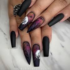 Pumpkin carousel 12ml glitter nail polish, halloween nail polish, indie nail polish, fun holiday nails, fall nail color, square bottle. 23 Black Halloween Nail Ideas To Try Next Let S Eat Cake
