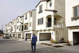 One Solution To Southern California S Housing Crisis Building In Tight Spaces Small Lots California Homes Desert Homes House Prices