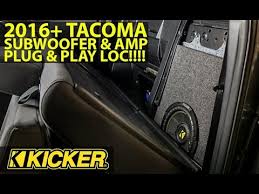 How To Install Amp Sub On A Factory Radio 2016 Tacoma Plug Play Well Worth It Youtube