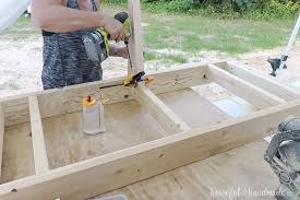 That is the circumference of the bench if it were to go all around the fire pit. Our Diy Fire Pit Building Sealing The Wood Benches Houseful Of Handmade