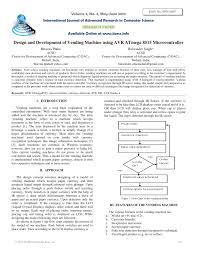 Coffee machine parts stocks a large range of spare parts and accessories for all espresso coffee machine, commercial and domestic machines, and grinders. Pdf Design And Development Of Vending Machine Using Avr Atmega 8515 Microcontroller