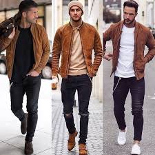 Suede Bomber Jacket Inspo Mens Street Style Mens Outfits Mens Winter Fashion