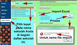 Cara simpan permanen data sekolah dan siswa di akun ltmpt sekolah. Cara Export Import Excel Bio Siswa Aplikasi Pendataan Ujian Nasional Un Tahun 2014 Salam Edukasi