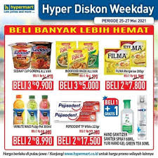 Informasi harga promo jsm di hypermart minggu ini, promo hypermart jsm (jumat, sabtu, minggu) terbaru Newest Hypermart Promo Weekday 25 27 May 2021 Hyper Discount Newsy Today