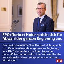 My journey as head of the. Zeit Im Bild Norbert Hofer Fpo Spricht Sich Fur Eine Facebook