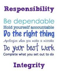 Freebie Classroom Subway Art 34 Responsibility 34 Responsibility Quotes No Response Classroom Quotes