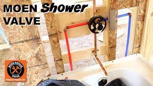 Plumbing a shower valve for tile. Moen Shower Valve Installation Tips Youtube