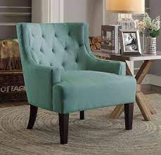 Product title alden design modern fabric accent chair and ottoman set, gray. Homelegance Dulce Contemporary Teal Fabric Accent Chair 1233tl Accent Chairs Modern Wingback Chairs Chair