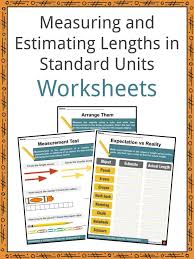 Measurement worksheets | dynamically created measurement worksheets #311313. Measuring And Estimating Lengths In Standard Units Facts Worksheets