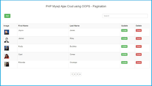 Php Crud With Pagination Using Jquery Ajax Web Development Tutorial Ajax Mysql