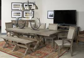 The kincaid furniture line brings with it style, quality and value. Foundry Extendable Saw Buck Dining Room Set 1stopbedrooms