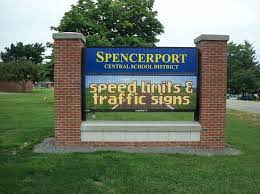 Led Message Center Reader Board Sign Emc Units Monument Sign Signage By Premier Sign Systems Rochester Ny Sign Sign System Signage Signs Monument Signs