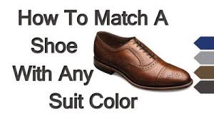 dress shoes color chart