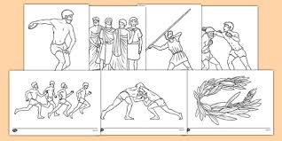 The torch relay learn about the relay. Ancient Olympics Colouring Pages Teacher Made