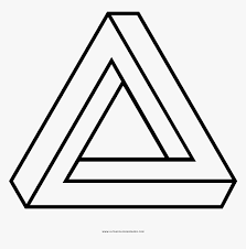 Select from 35970 printable coloring pages of cartoons, animals, nature, bible and many more. Optical Illusion Coloring Page Impossible Triangle Transparent Background Hd Png Download Transparent Png Image Pngitem