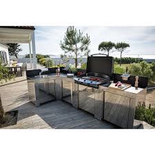 Découvrez les cuisines extérieures et bbq encastrés construits sur mesure par ladouceur. Cuisine D Exterieur Inox Eno Modulo Raviday Barbecue