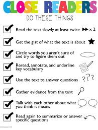 20 Charts To Help You Teach Close Reading Educational