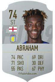 Englands herrlandslag i fotboll, three lions, kontrolleras av det engelska fotbollsförbundet football association och är det mest framgångsrika av de fyra brittiska fotbollslandslagen med 34 segrar i brittiska mästerskapen och världsmästartiteln på hemmaplan 1966 som höjdpunkt. Tammy Abraham Fifa 19 Spieler Statistik Card Preis