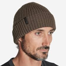 Gorro Caza Solognac 900 Marrón Calido Punto Lana SOLOGNAC