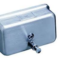 HORIZONTAL LIQUID SOAP DISPENSER, STAINLESS STEEL #4020