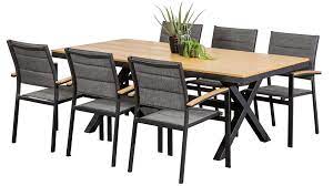 6 Madrid Chairs 2m Madrid Table Segals Outdoor Furniture