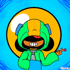 I will give you a star from the sky. Leon Brawl Stars By Gaster Gasterich Gif Anim Animation Flipanim Flipbook Drawing Draw Flip Book Animation Star Gif Star Art