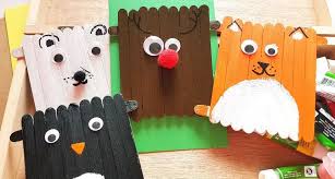 Lustige Wintertiere Basteln Aus Eisstielen Einfache Anleitung Simplylovelychaos Basteln Weihnachten Basteln Weihnachten Kindergarten Weihnachten Kinder