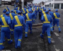 A wide variety of football. Hartlepool Fans Continue Fancy Dress Tradition By Travelling To Plymouth As Thunderbirds Daily Mail Online