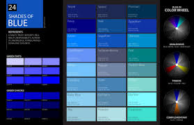 Shades Of Blue Color Palette Chart Code Hex Html Rgb In 2019