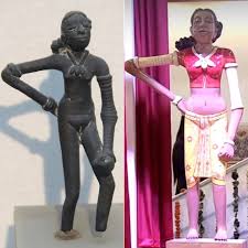 I was going to do a post on modern dance archives and the incredible photographic collections scattered in film archives when this interesting mascot for the ongoing International Museum Expo 2023 emerged.