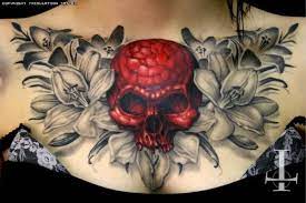 Search Timkern Tattoos Skull Tattoos Chest Tattoos For Women