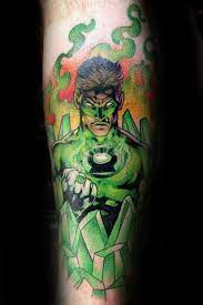 Tattoo by todomachine's by www.inkmachines.comdragonfly and stingray designink by fusionwww.abttattoo.com 40 Green Lantern Tattoo Designs For Men Superhero Ideas